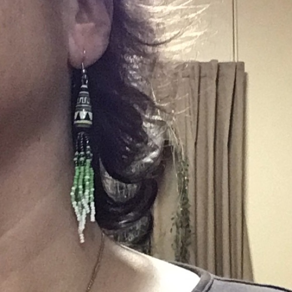 Homemade earrings - Picture 3 of 3